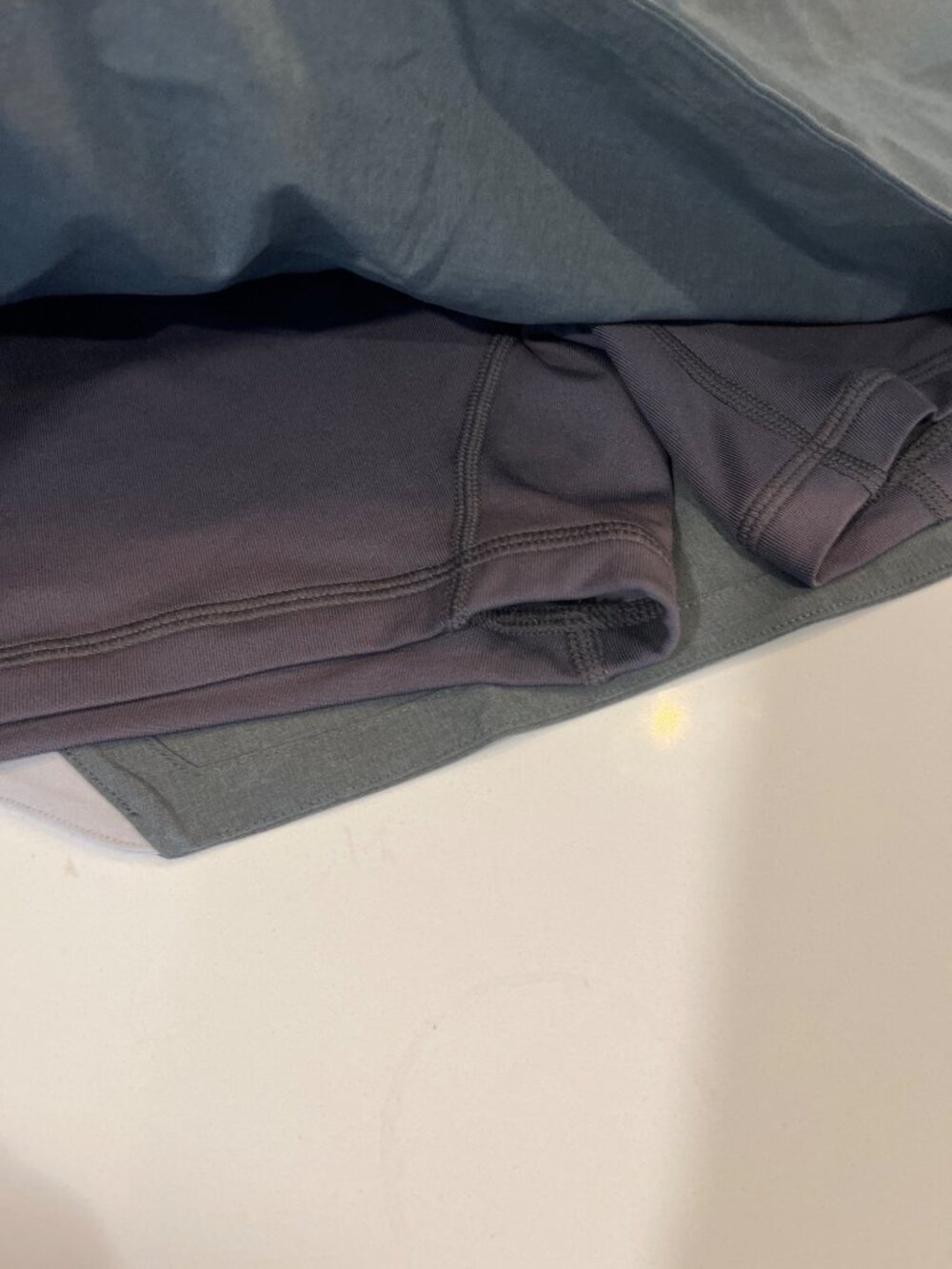 Nike Womens Dri-Fit Running Shorts Gray/White Size XS - Picture 7 of 9